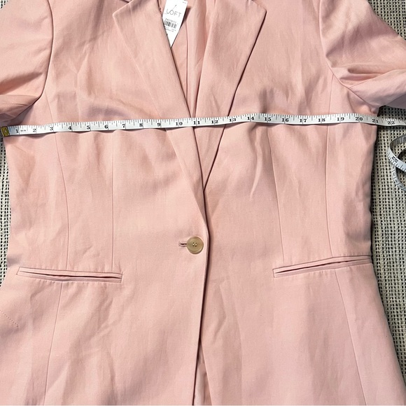 LOFT Women's Pink Blazer Suit Jacket - Picture 10 of 15